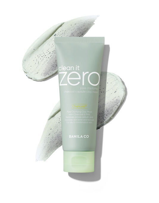 M&aacute;scara Facial Detox Argila e Carv&atilde;o Ativado Banila Co Clean it Zero